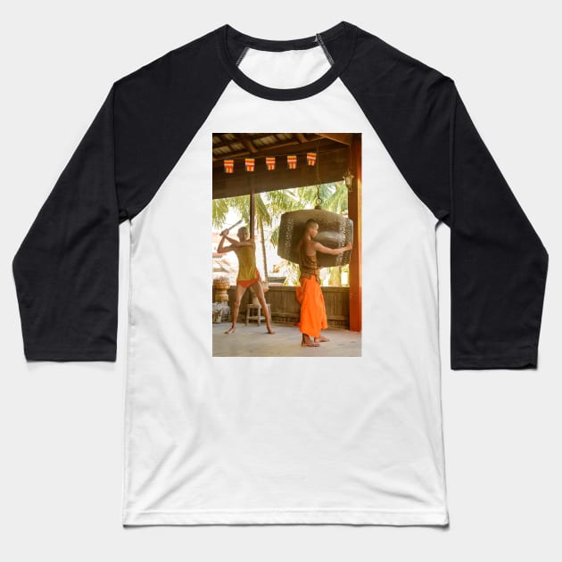 Beating the Drum 2 Baseball T-Shirt by fotoWerner